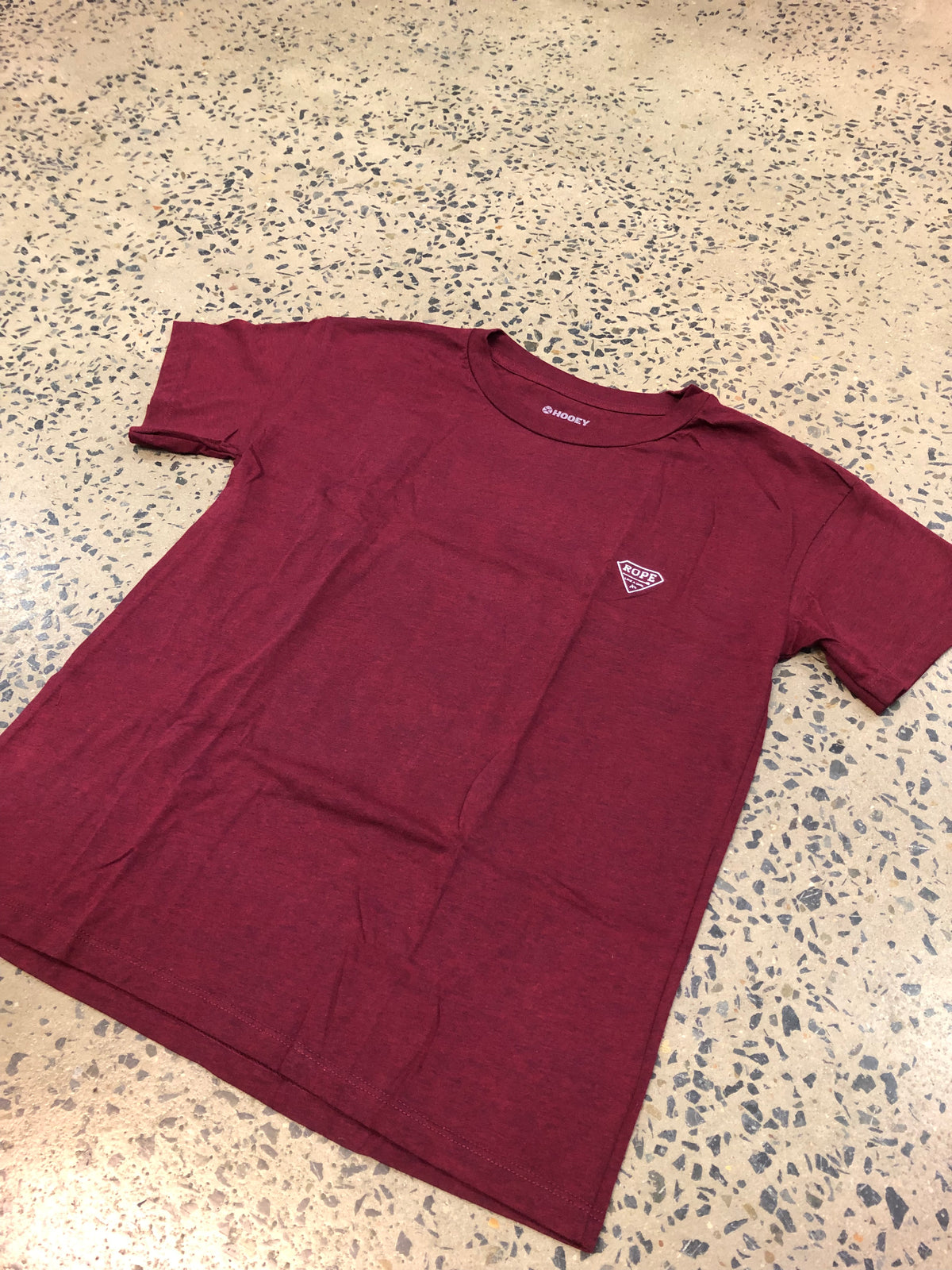 Hooey ROPE ROPE ROPE Tee - Cranberry