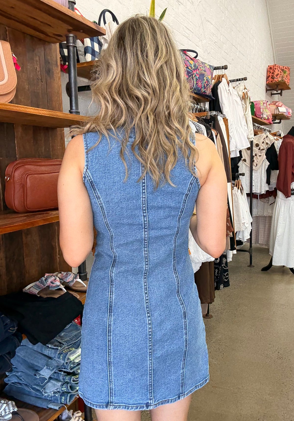 Peta Dress - Light Denim