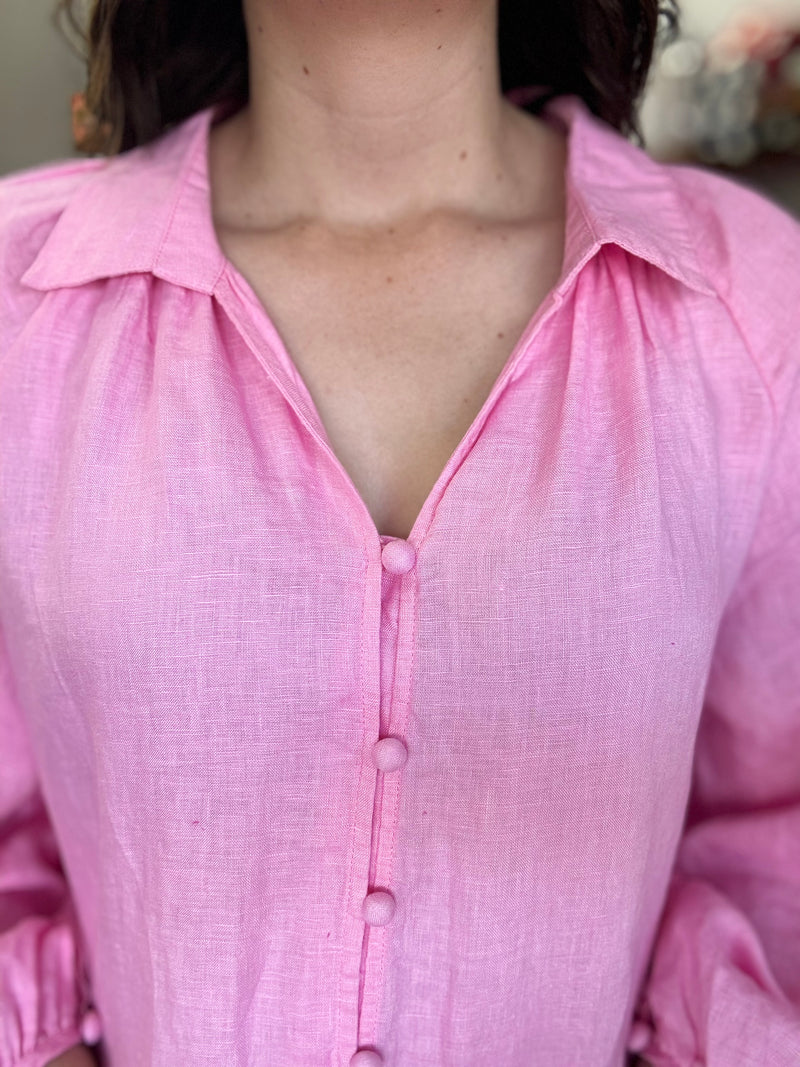 Evelyn Top - Bubblegum Pink