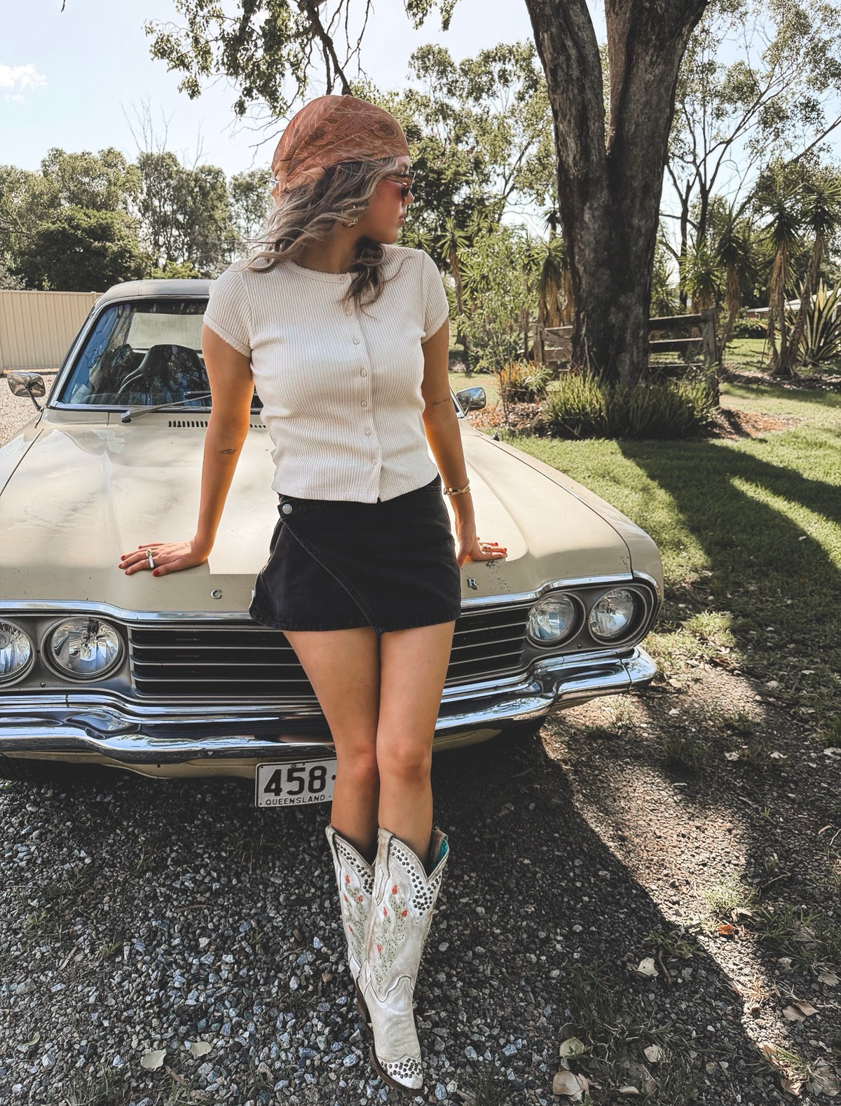 Lenni Mini Skort - Black