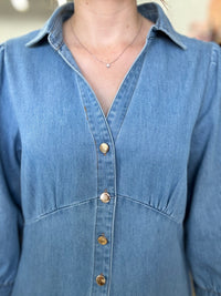 Ronnie Maxi Dress - Light Denim