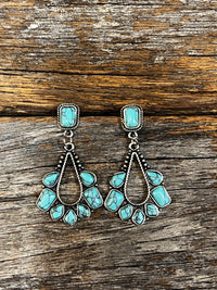 Aria - Dangle Turquoise Earring