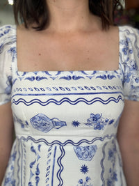 Randie Maxi Dress - Blue Print