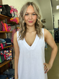 Essential Mini Dress - White