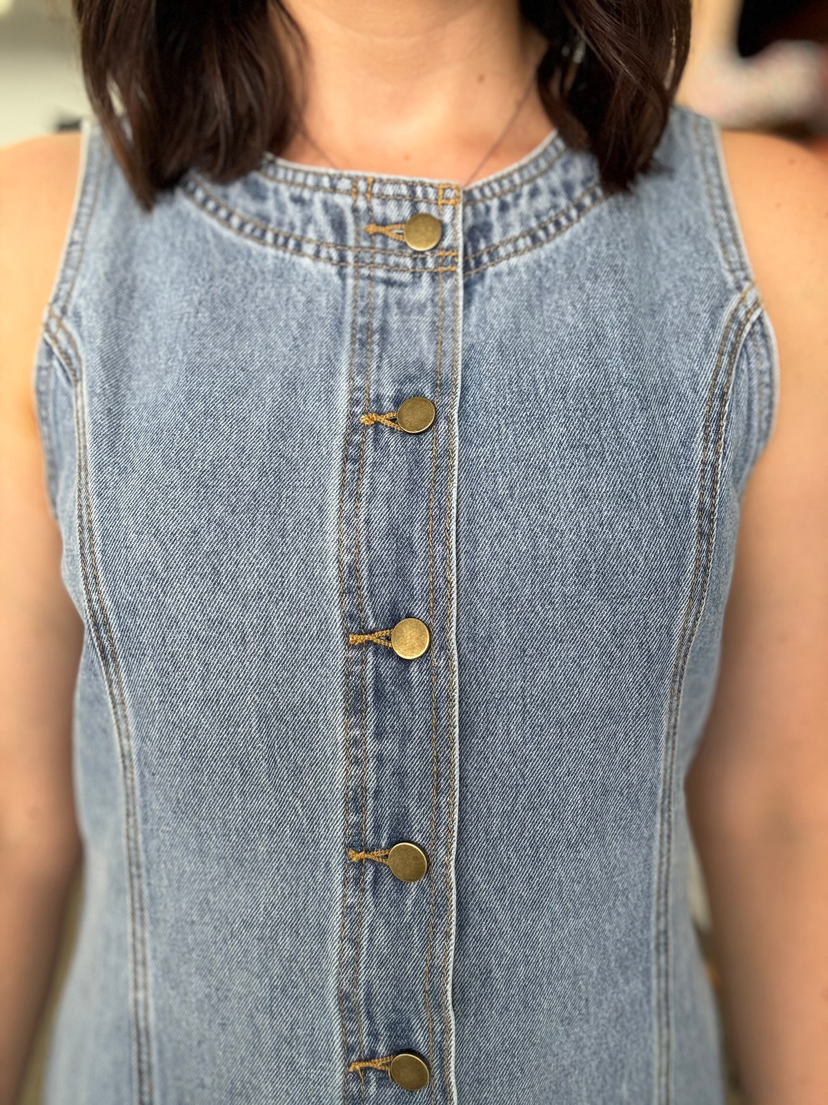 Benson Dress - Light Denim
