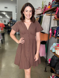Pria Dress - Chocolate