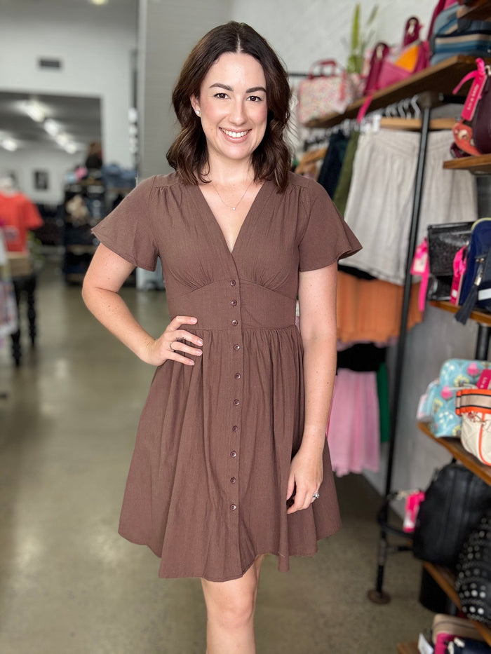 Pria Dress - Chocolate