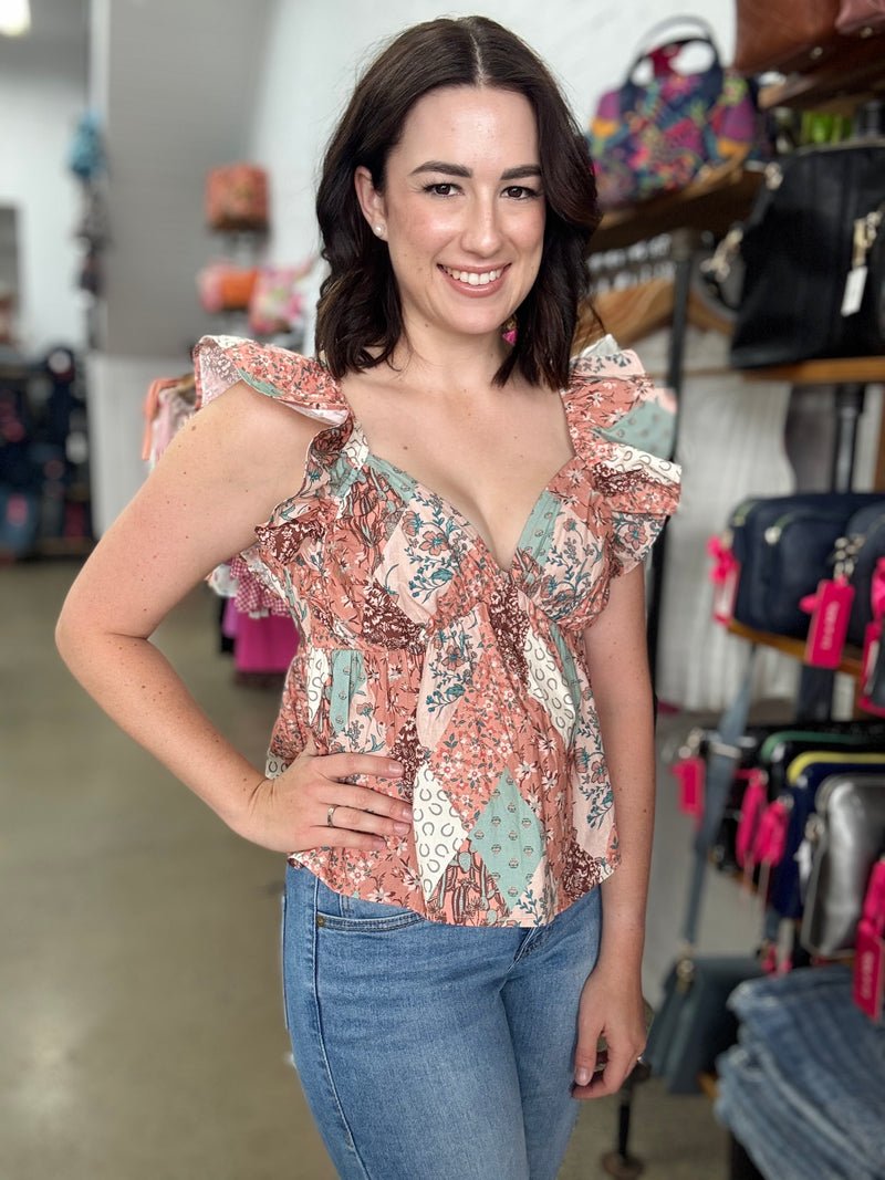 Kaylee - Patchwork Print