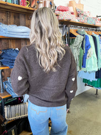 Gabriel Cardigan - Chocolate Hearts
