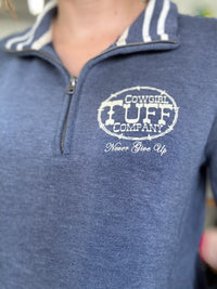 Cowgirl Tuff Jumper - Navy/White Print