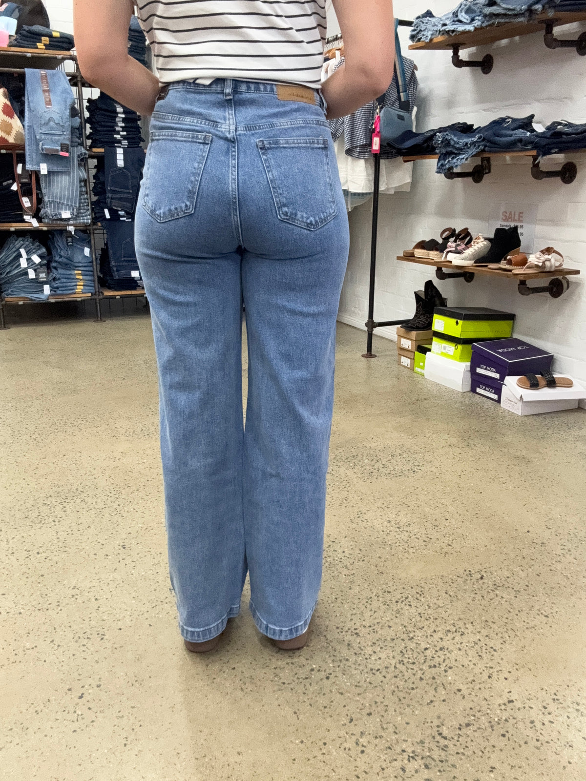 AAE - Jacqui Wide Leg Light Blue