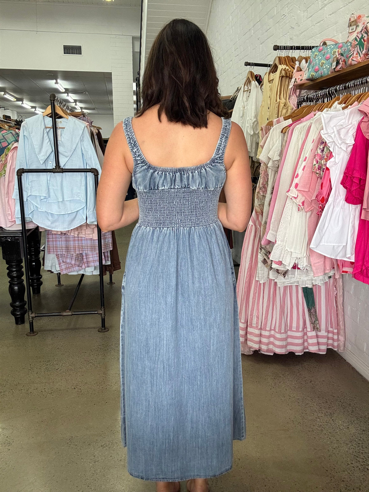 Poppy Dress - Light Blue