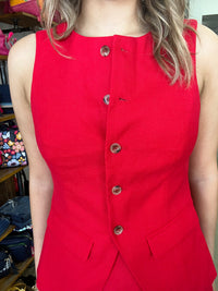 Mavis Vest - Red