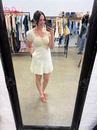Shayan Mini Dress - Yellow
