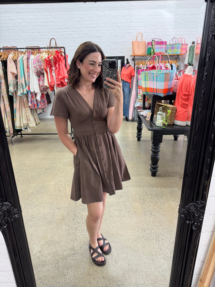 Pria Dress - Chocolate