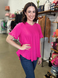 Stevie Top - Hot Pink