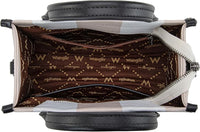 Wrangler Colour Block Small Tote/ Crossbody - Black (WG208-8120SBK)