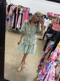 Demitra Dress - Seaside Print