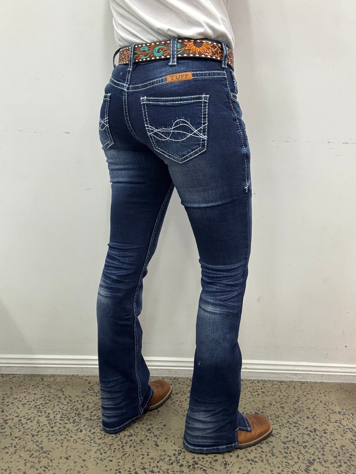 Cowgirl Tuff Jeans - Summit White