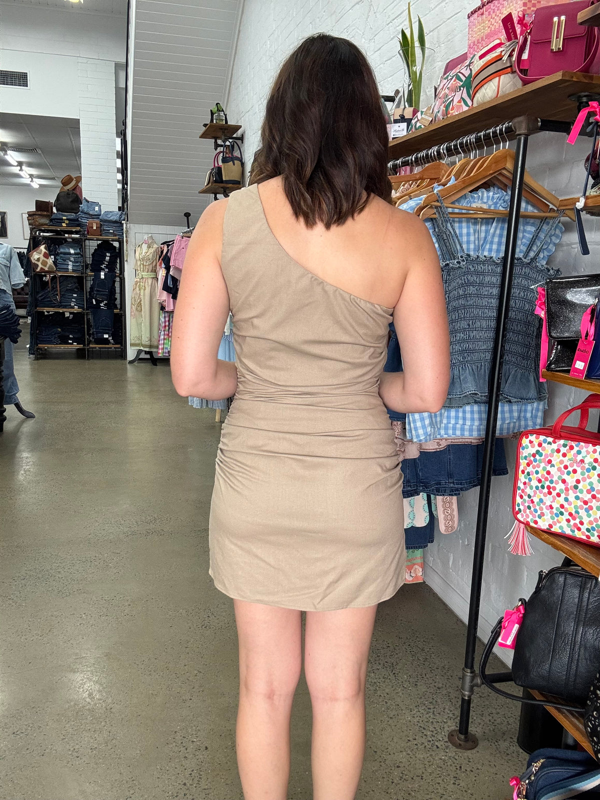 Primavera Mini Dress - Oat