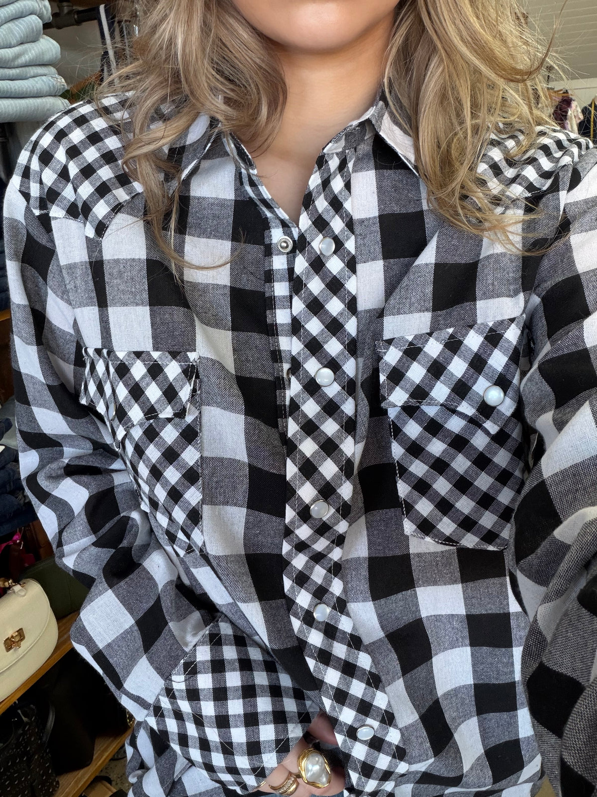 Whitley Top - Black & White