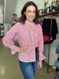 Rylan Top - Red Stripe