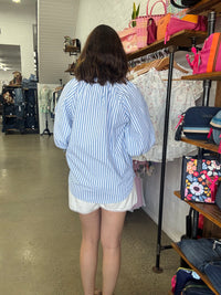 Rylan Top - Blue Stripe