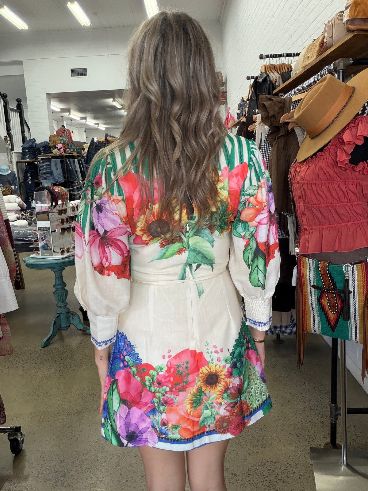 Love Me Not Mini Dress - Garden Floral