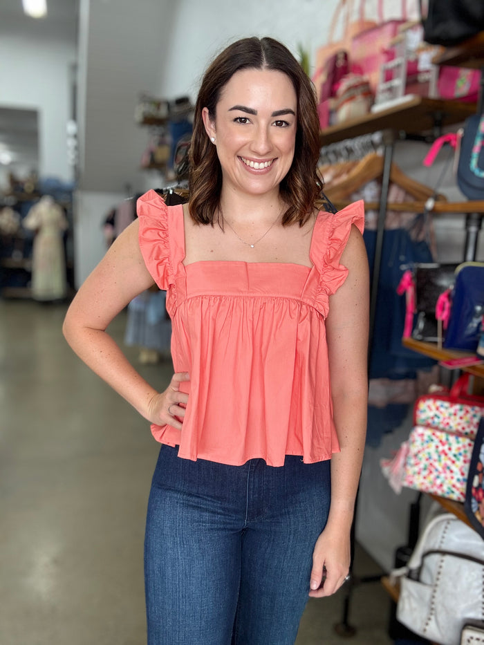 Denver Top - Dusty Coral