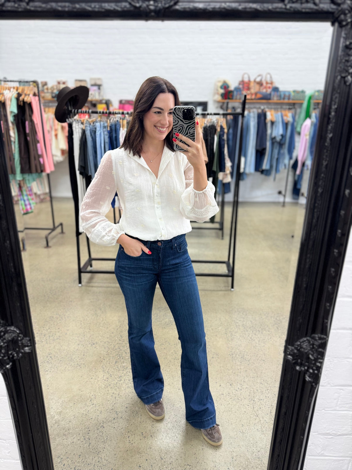 Penny Top - White