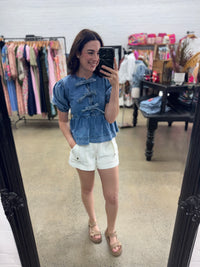 Amalie Top - Denim