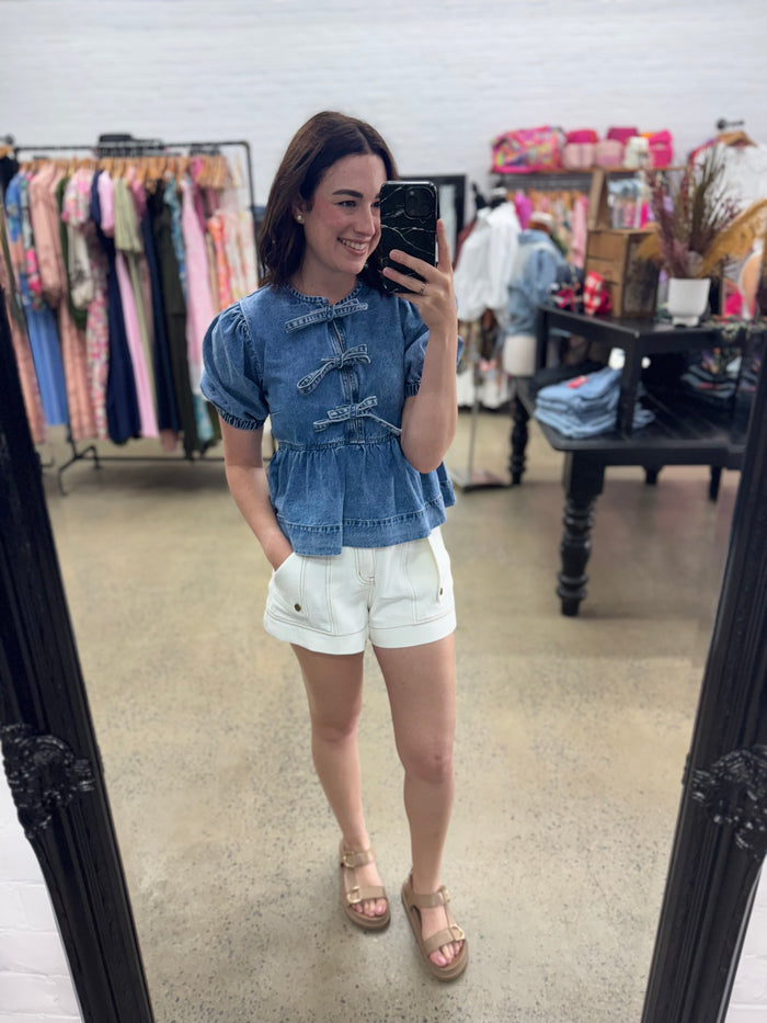 Amalie Top - Denim