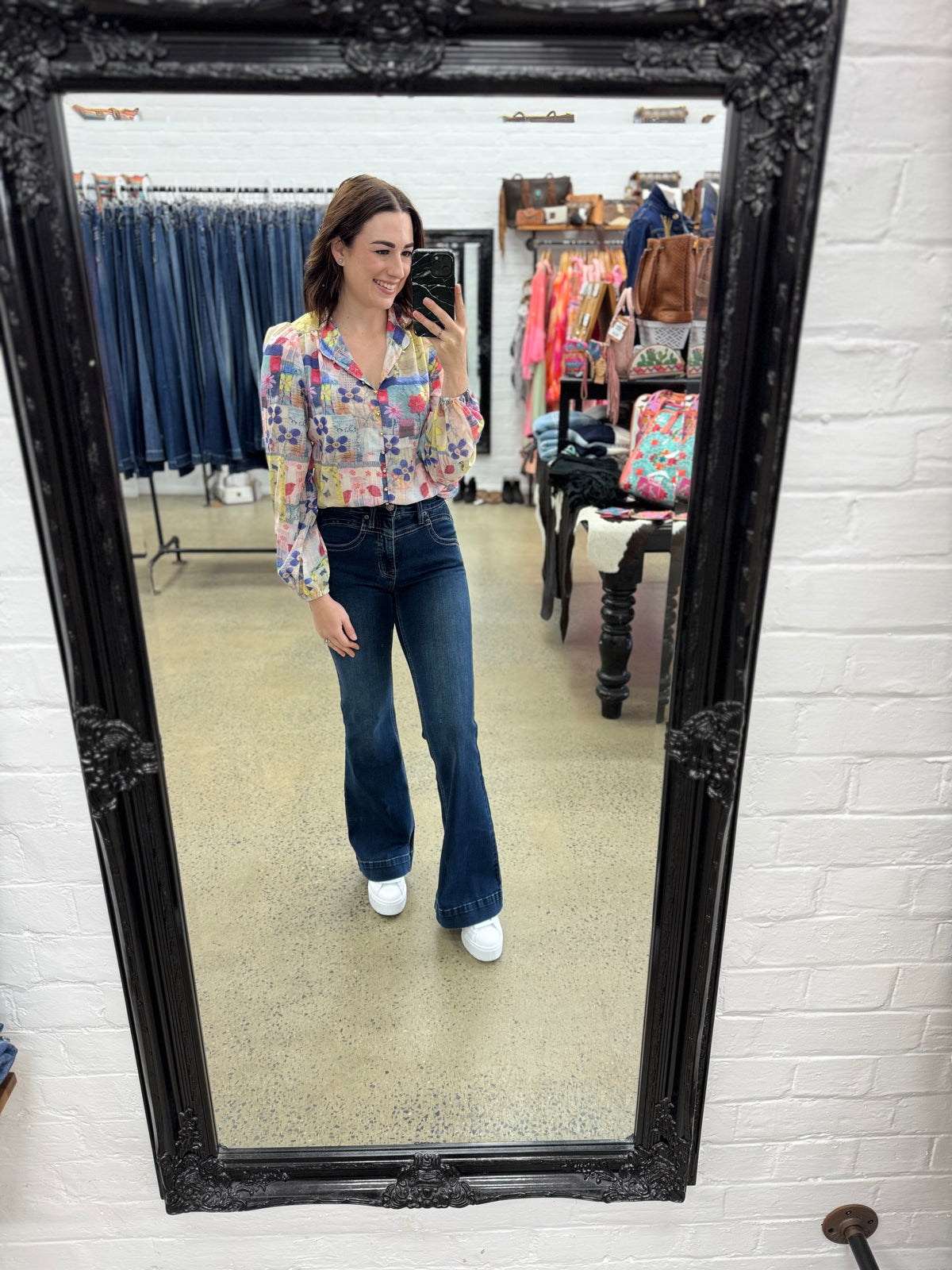 Cassia Top - Multi Colour Floral