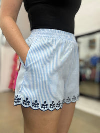 Cynthea Short - Blue Stripe