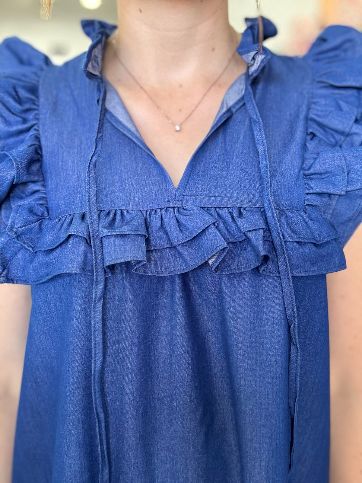 Eloise Dress - Denim