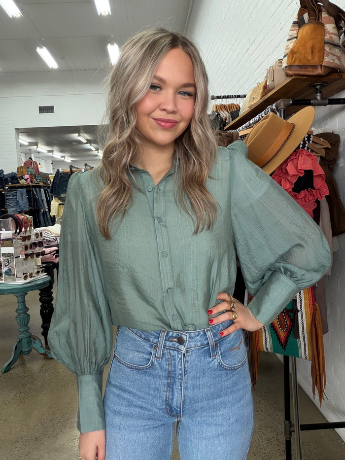 June Top - Sage