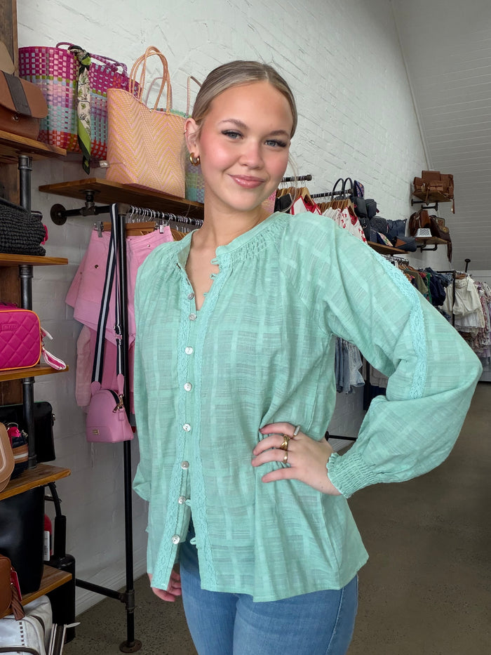 Polly Top - Mint