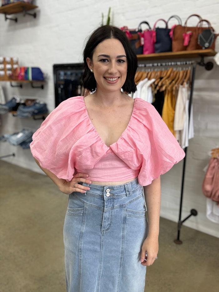 Ava Top - Pink