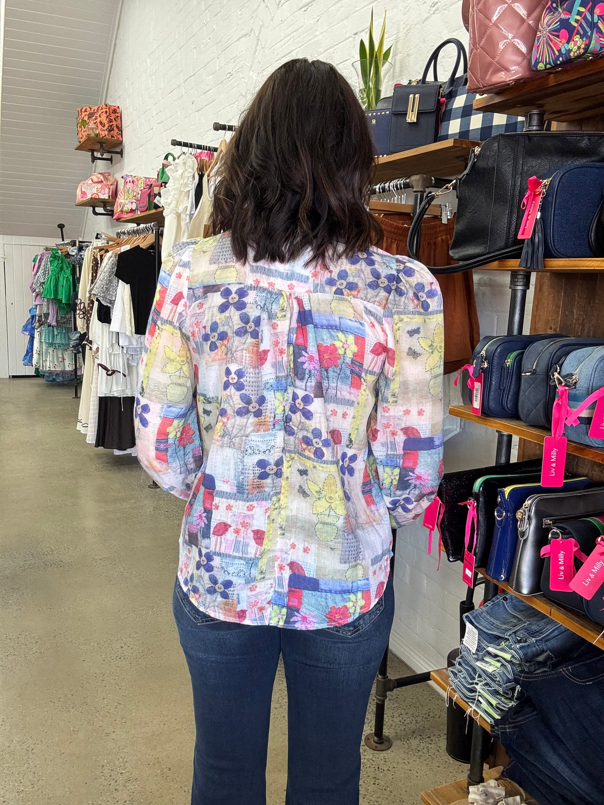 Cassia Top - Multi Colour Floral