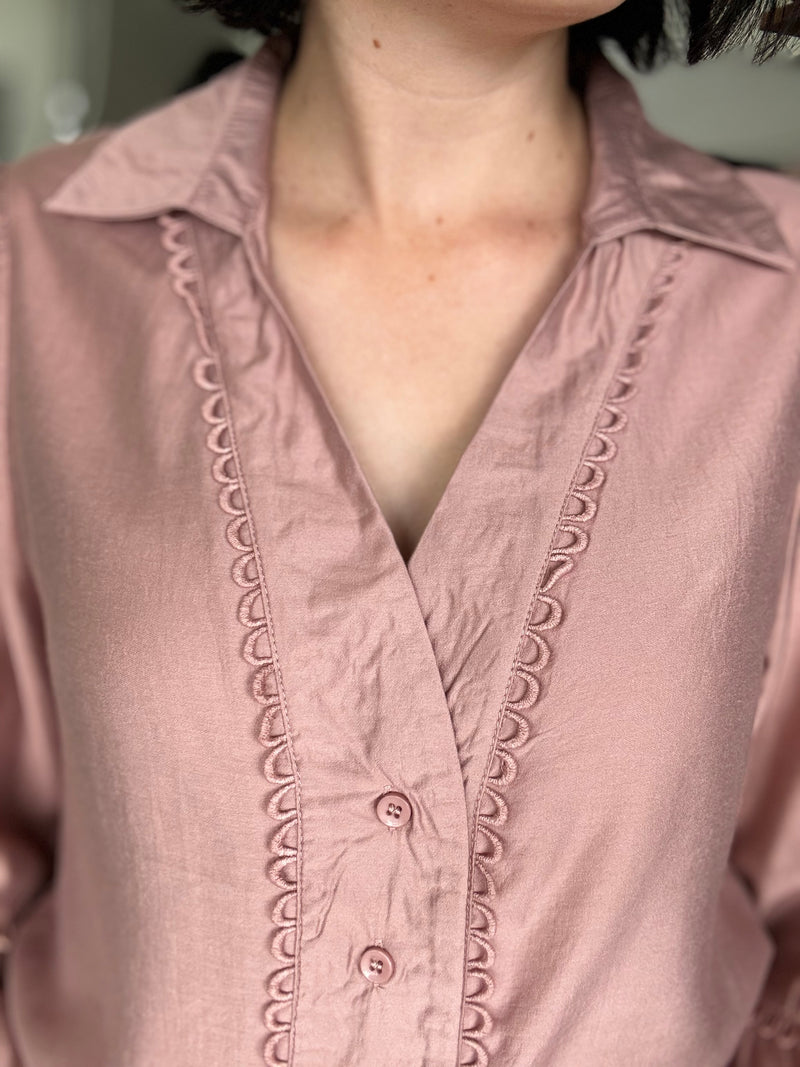 Alice Top - Dusty Pink