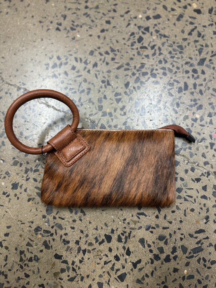 Cassidy - Cowhide Ring Handle Clutch