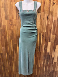 Rock & Roll Ruched Side Evergreen Dress (BWD0R08804-30)