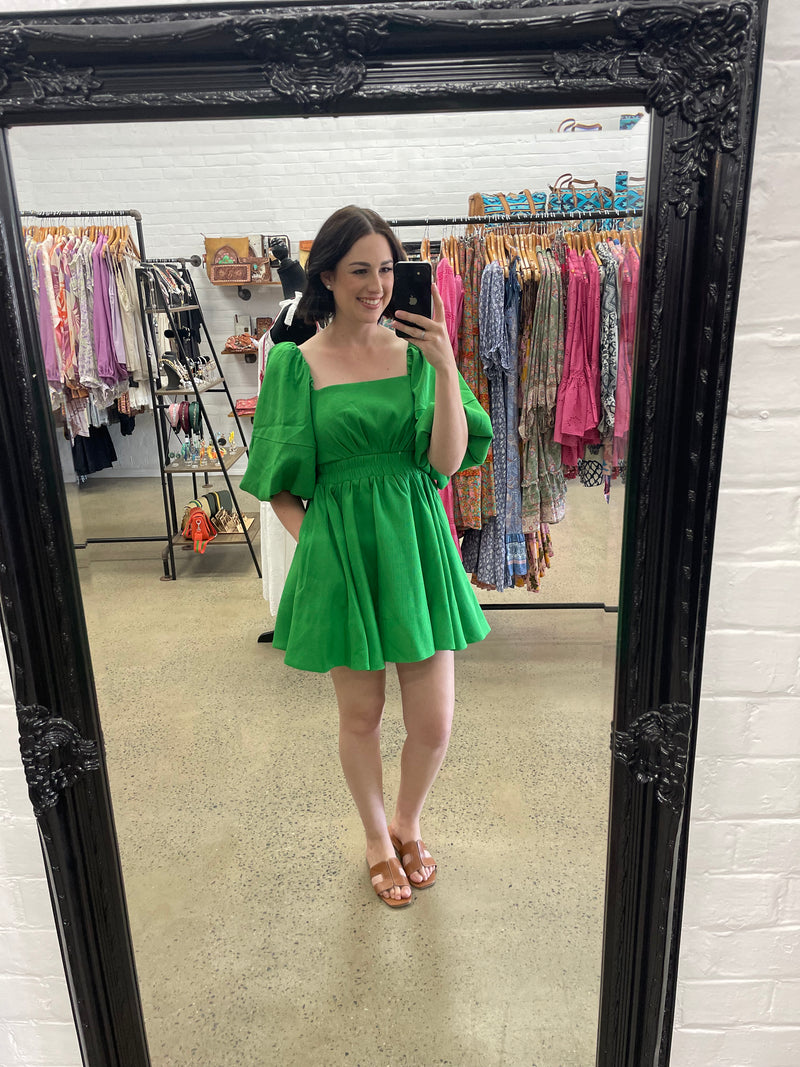 Alice Dress - Lime