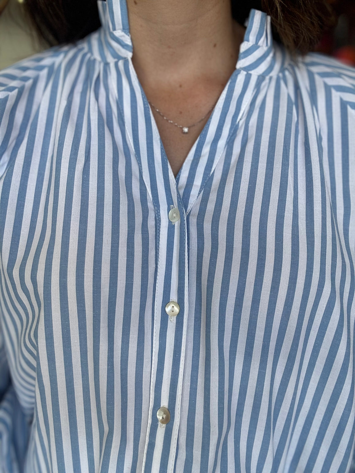 Rylan Top - Blue Stripe