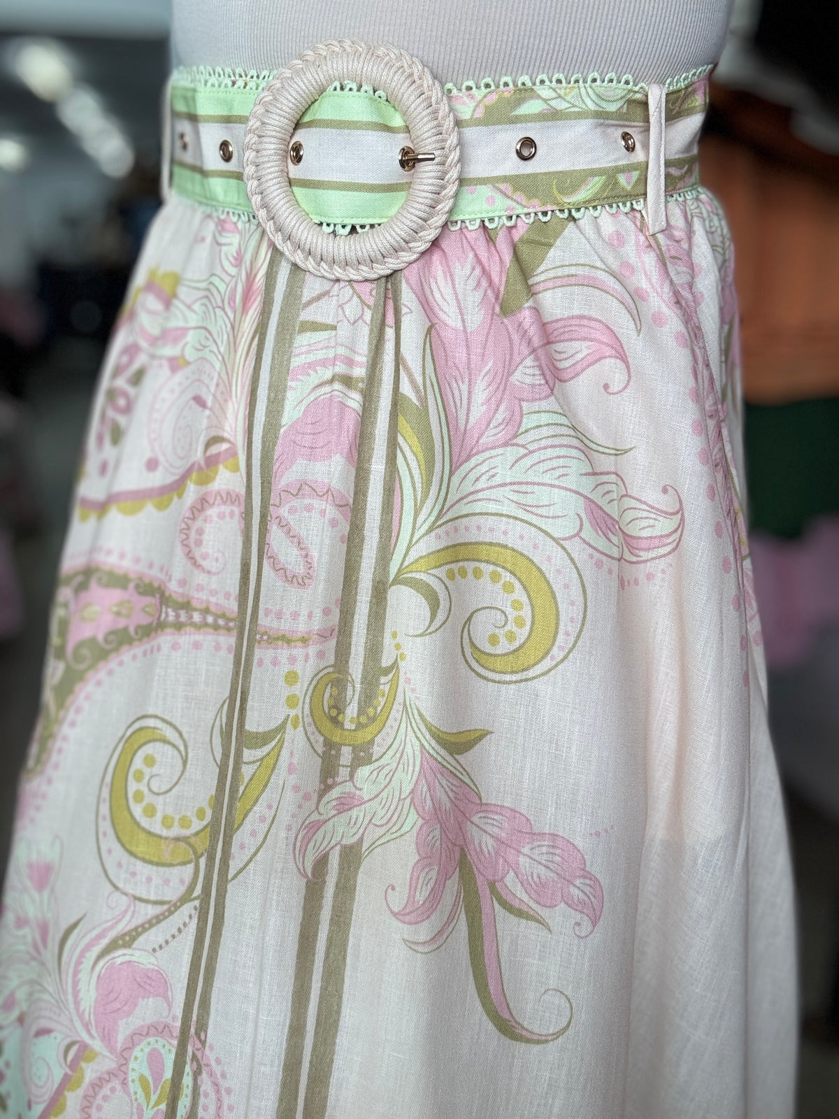 Willa Maxi Skirt - Blush Floral