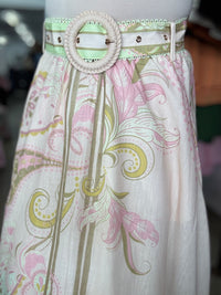 Willa Maxi Skirt - Blush Floral