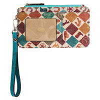 Catchfly Card Wallet - Western Print