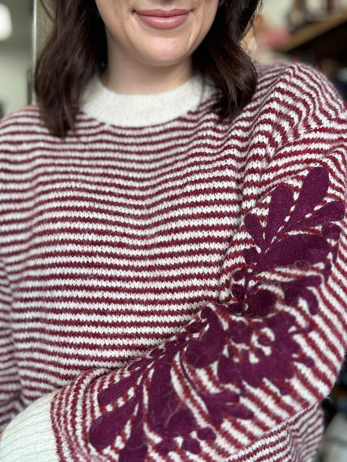 Gail Knit - Wine