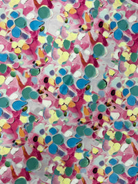 Western Wild Rag - Abstract Watercolour (Pink)