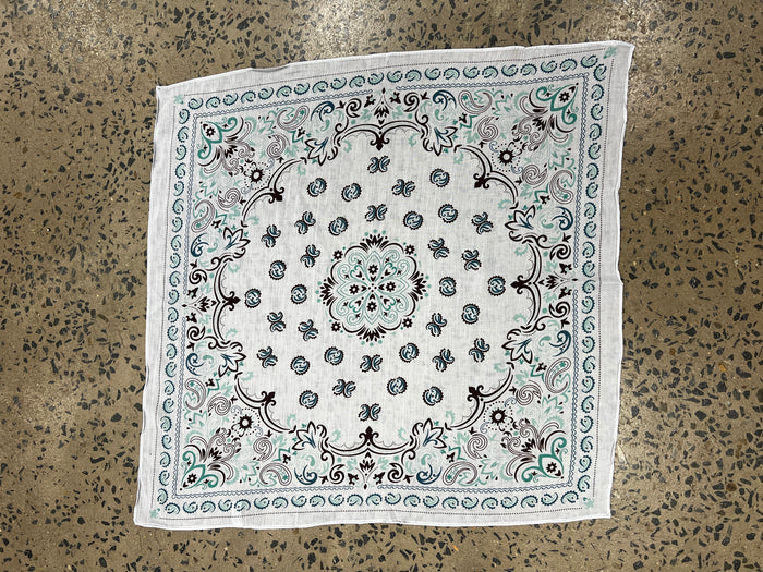 Western Bandana - Blue